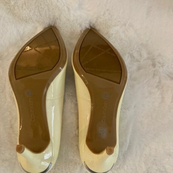 Calvin Klein Brand New Patent Leather High Heels Size 7 - Picture 5 of 5